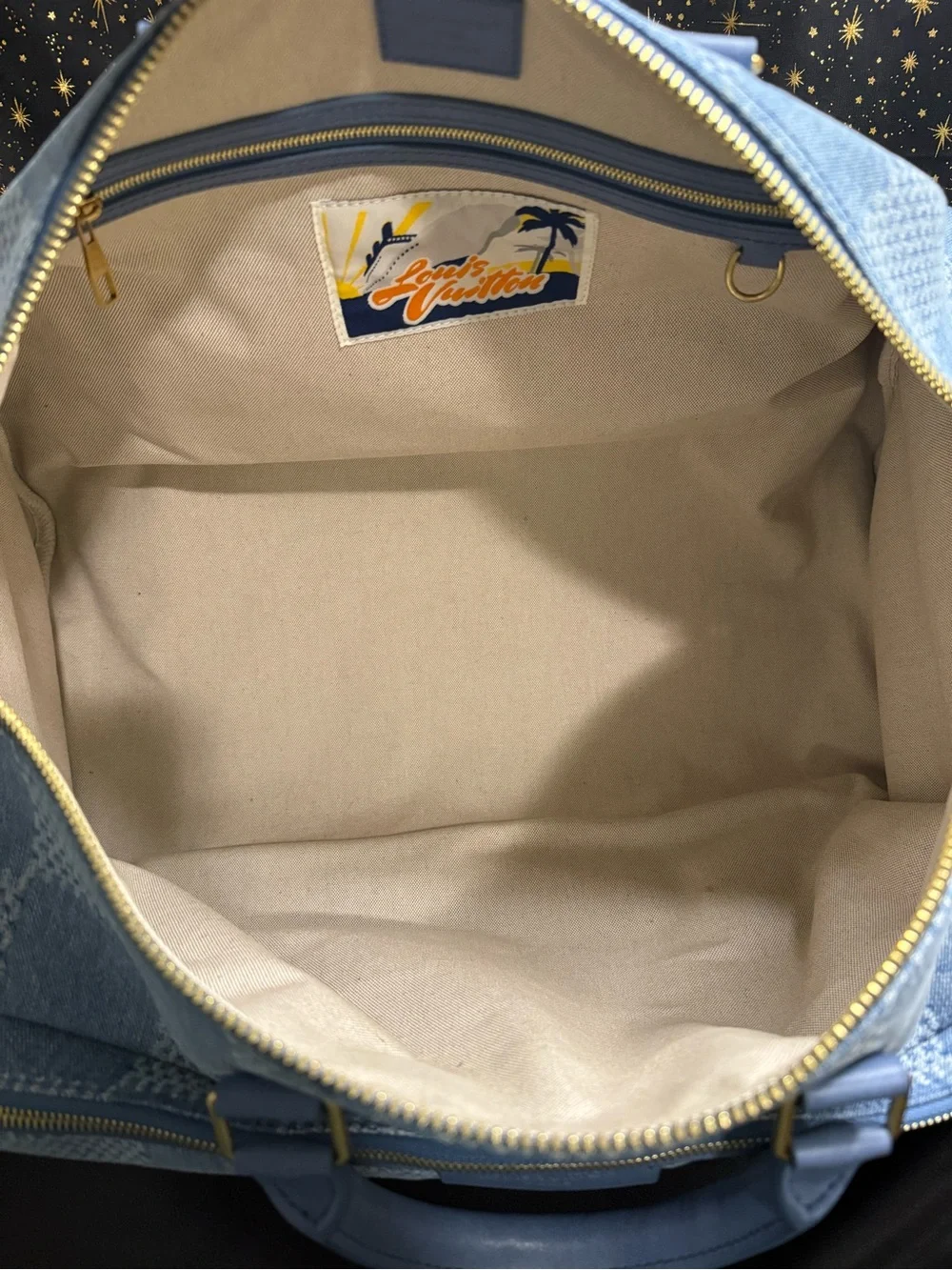 Louis Vuitton Keepall Cargo 50 in Damier Denim